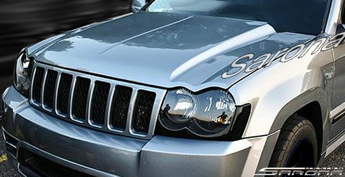 Custom Jeep Grand Cherokee Hood  SUV/SAV/Crossover (2005 - 2010) - $990.00 (Part #JP-002-HD)